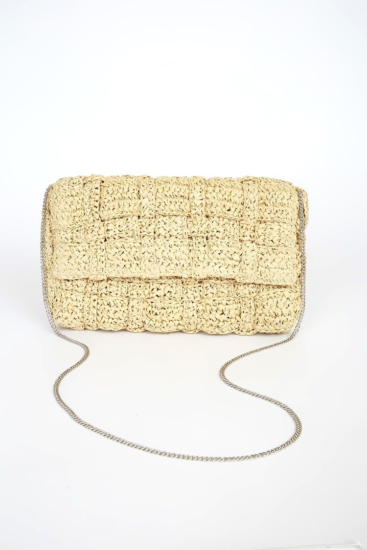 Trip for Two Beige Straw Clutch | Lulus (US)