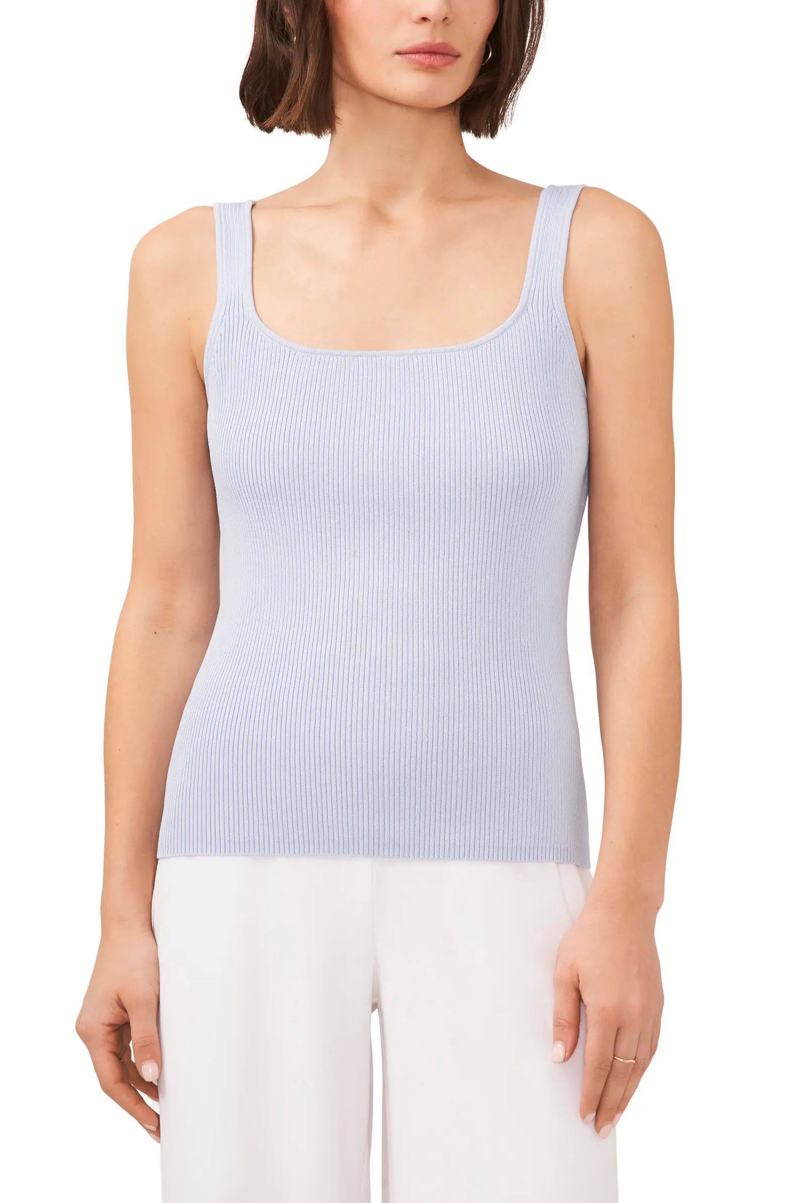 Square Neck Rib Sweater Tank | Nordstrom