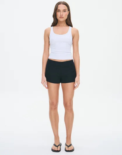 Linen Blend Tailored Micro Short | Glassons (Australia)
