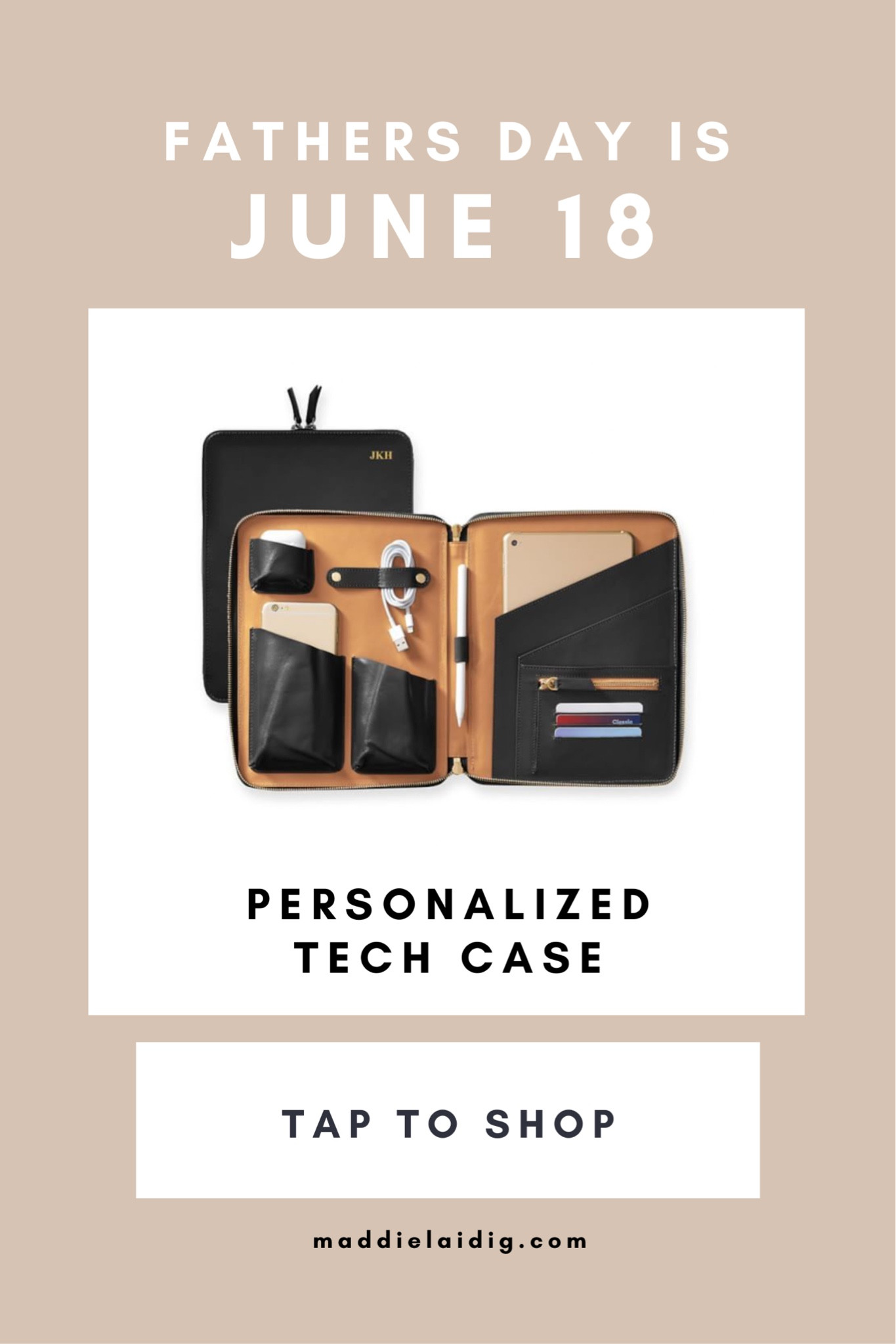 Father’s Day is June 18!!! Grab personalized gifts from mark and graham this weekend and get free shipping over $100!! Use code WEEKEND  This personalized tech case is professional and practical. #personalizedgift #markandgraham #techcase #fathersday #mensgift

#LTKGiftGuide #LTKFind #LTKmens