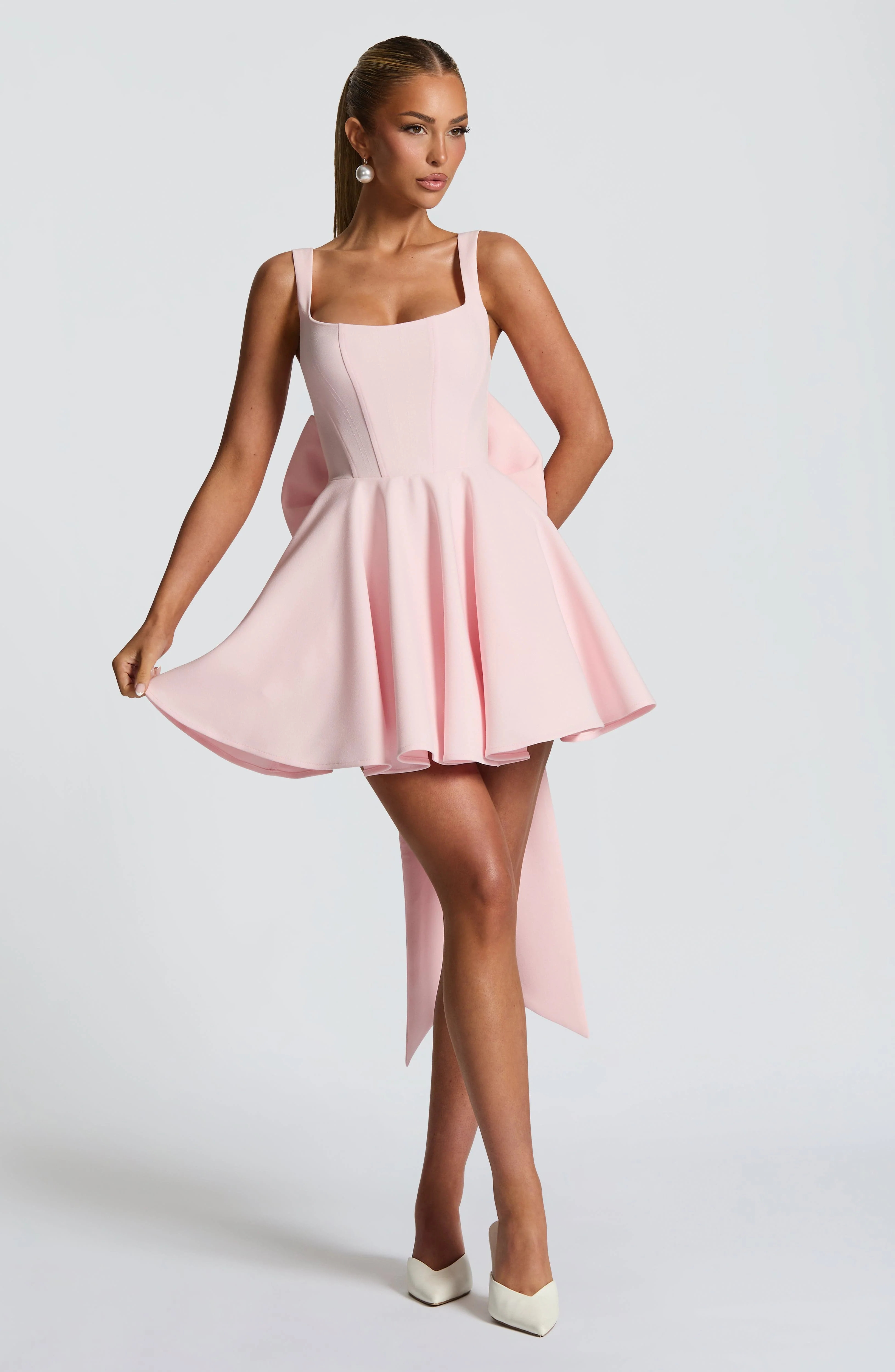 Rue Mini Dress - Blush | Babyboo (global)