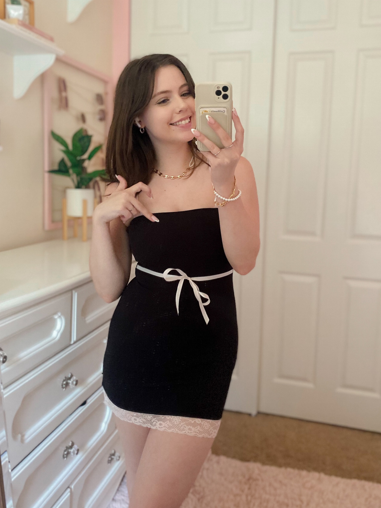 Little black dress! Love this one, wearing a medium and it’s perfect so size up if you’re inbetween sizes!



#LTKunder50 #LTKunder100 #LTKSeasonal