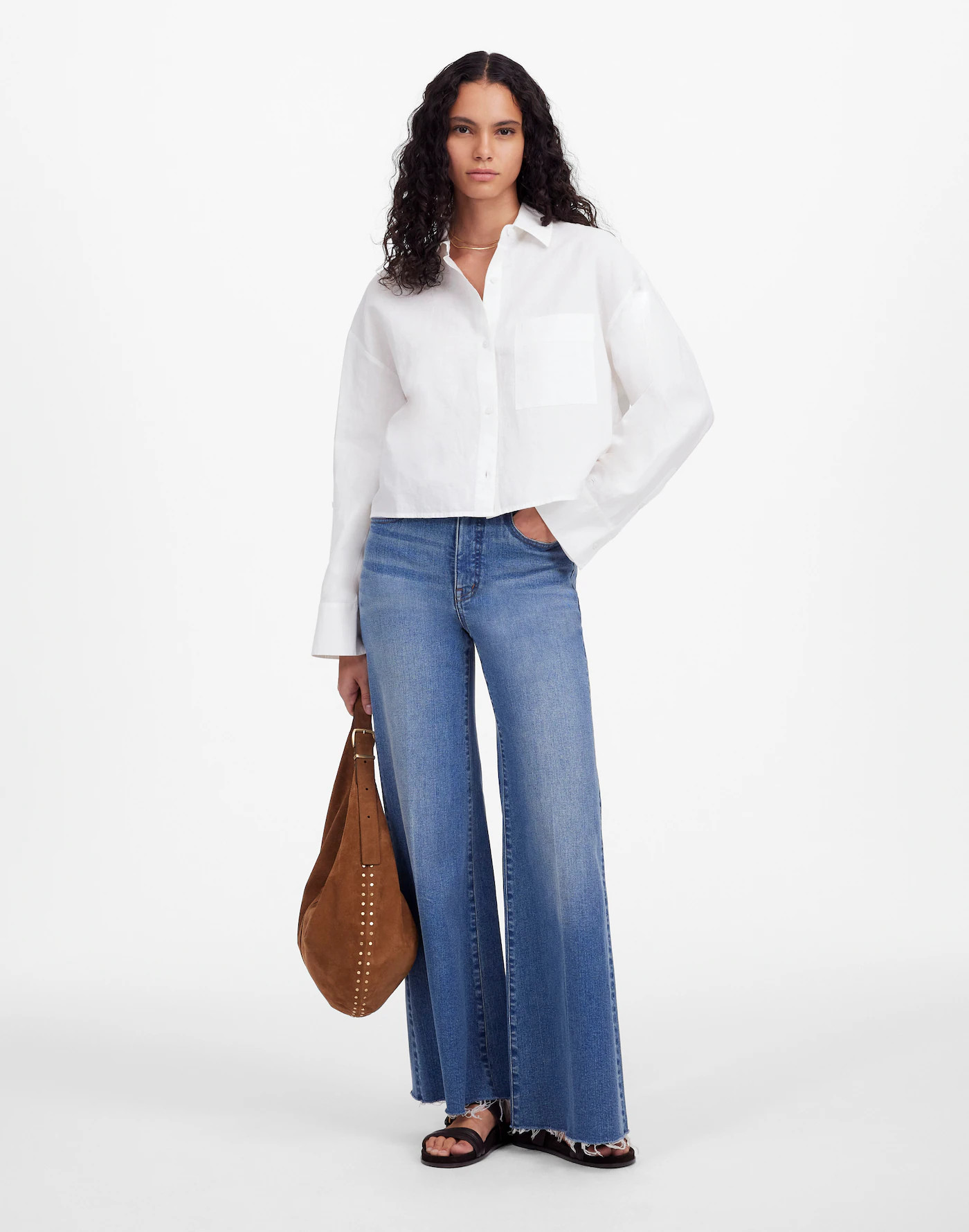 Straight-Hem Shirt | Madewell | Madewell