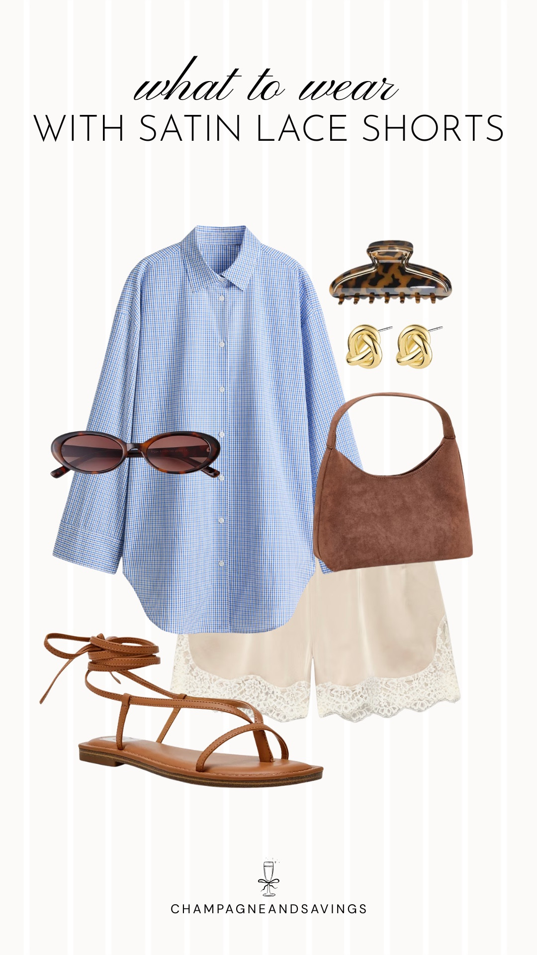 Satin lace shorts outfitts

#LTKootd