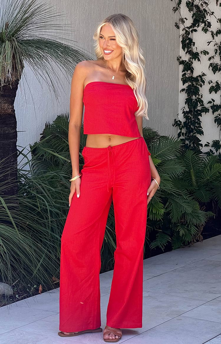 Vienna Red Pants | Beginning Boutique (AU)