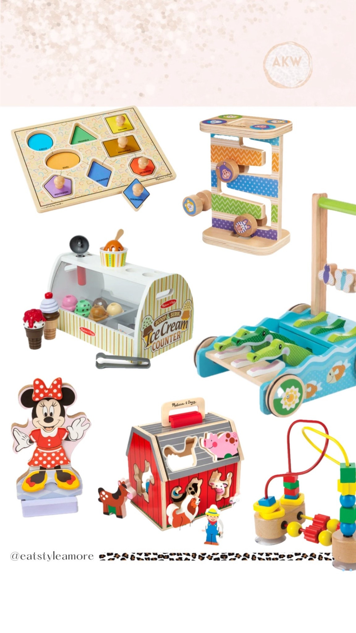Melissa and Doug wooden and educational toys for baby and toddlers. Our go to toy brand. 

#LTKHoliday #LTKGiftGuide #LTKBaby