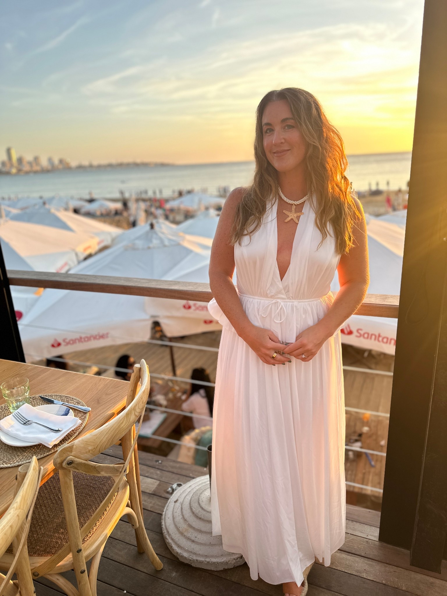 Beach club vacation dinner look in Punta Del Este

Runs large/ wearing a M but should’ve sizes down

Honeymoon dress, honeymoon outfits, white beach dresses, resortwear



#LTKMidsize #LTKOver40 #LTKdayinmylife