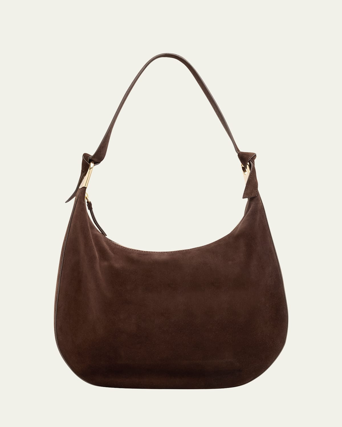 Morgan Rounded Suede Shoulder Bag | Bergdorf Goodman