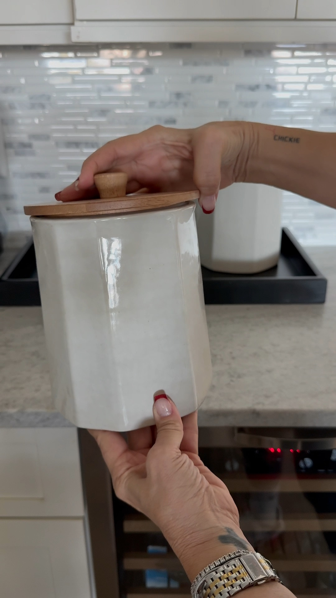 Coffee Station Reset
Black wood tray, target canisters, studio McGee vase, faux berry stems, espresso machine, artwork, gold spoons, 
transitional home, modern decor, amazon find, amazon home, target home decor, mcgee and co, studio mcgee, amazon must have, pottery barn, Walmart finds, affordable decor, home styling, budget friendly, accessories, neutral decor, home finds, new arrival, coming soon, sale alert, high end look for less, Amazon favorites, Target finds, cozy, modern, earthy, transitional, luxe, romantic, home decor, budget friendly decor, Amazon decor #amazonhome #target




#LTKHome #LTKSeasonal