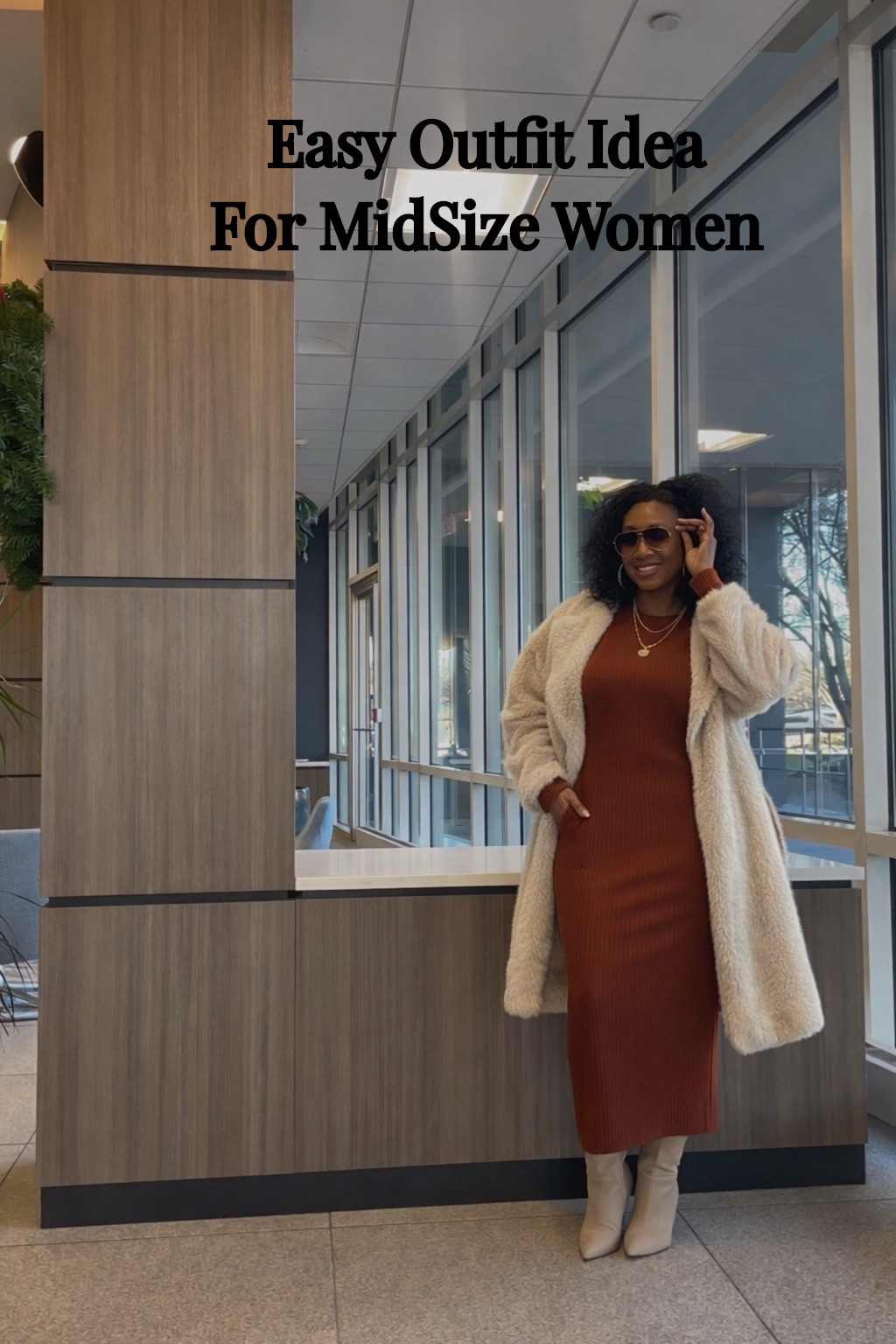 Winter Outfit Idea for MidSize Women 

#LTKOver40 #LTKMidsize #LTKootd