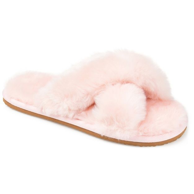 Journee Collection Womens Winkk Comfort Insole Slip On Slide Open Toe Slippers | Target