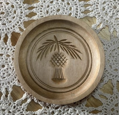 Antique Vintage Butter Mold Stamp Press Wooden Primitive  | eBay | eBay US
