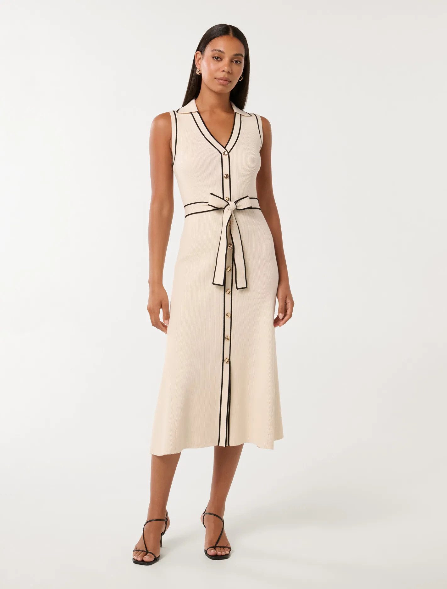 Adeline Sleeveless Knit Midi Dress | Forever New (AU)
