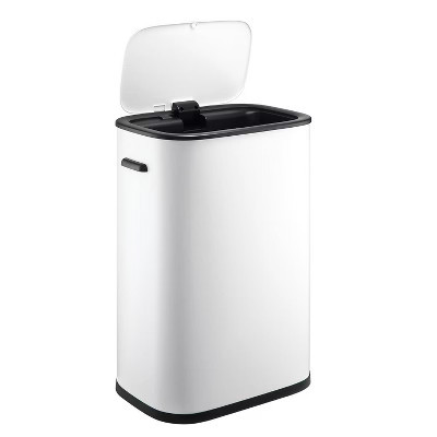 SensorCan 13 Gallon Automatic Trash Can, Large Capacity Touchless Trash Bin for Home, Office, Bedroom, Living Room, Garage, Space-Saving, White | Target