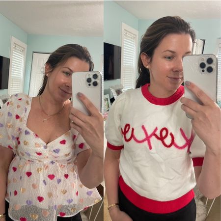 Valentine’s tops 

#LTKGiftGuide #LTKfindsunder100 #LTKMostLoved