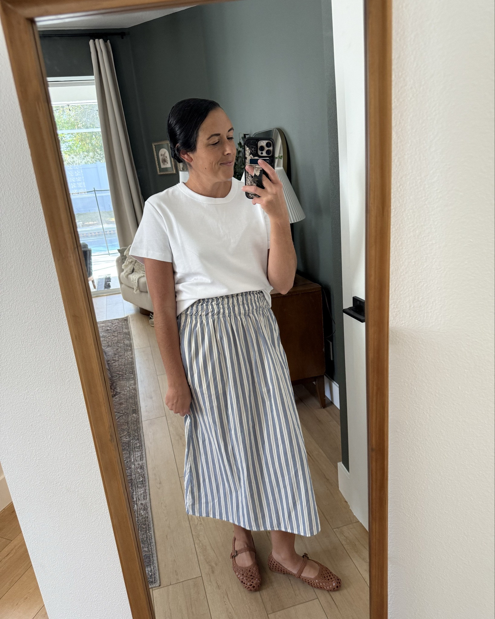 Striped Skirt! #target #modestfashion 

#LTKSaleAlert #LTKootd #LTKPetite