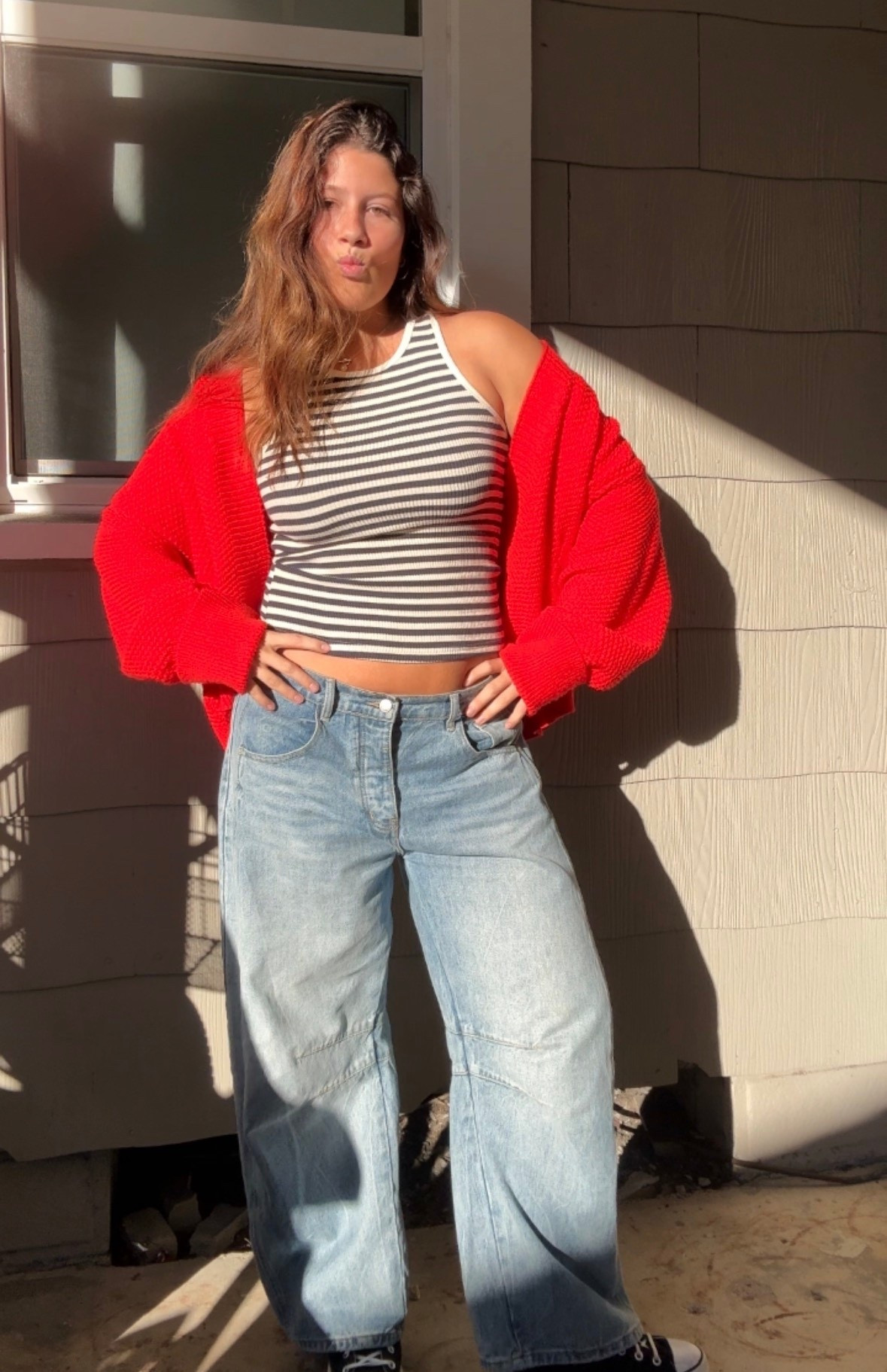 code eleanorhross for 20% off!

wearing a large in the jeans and a medium in the top! 

#LTKMidsize #LTKootd