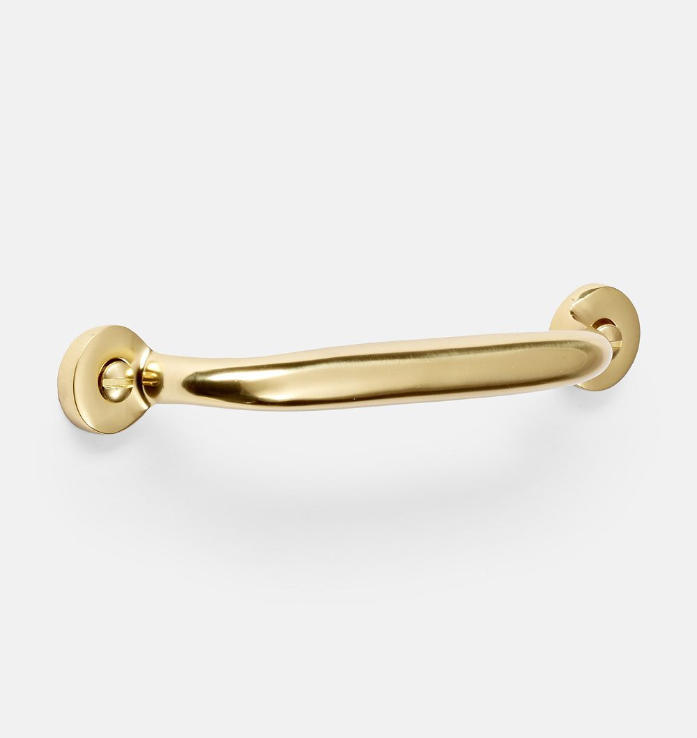Massey Drawer Pull, 4"" - Aged Brass | Rejuvenation