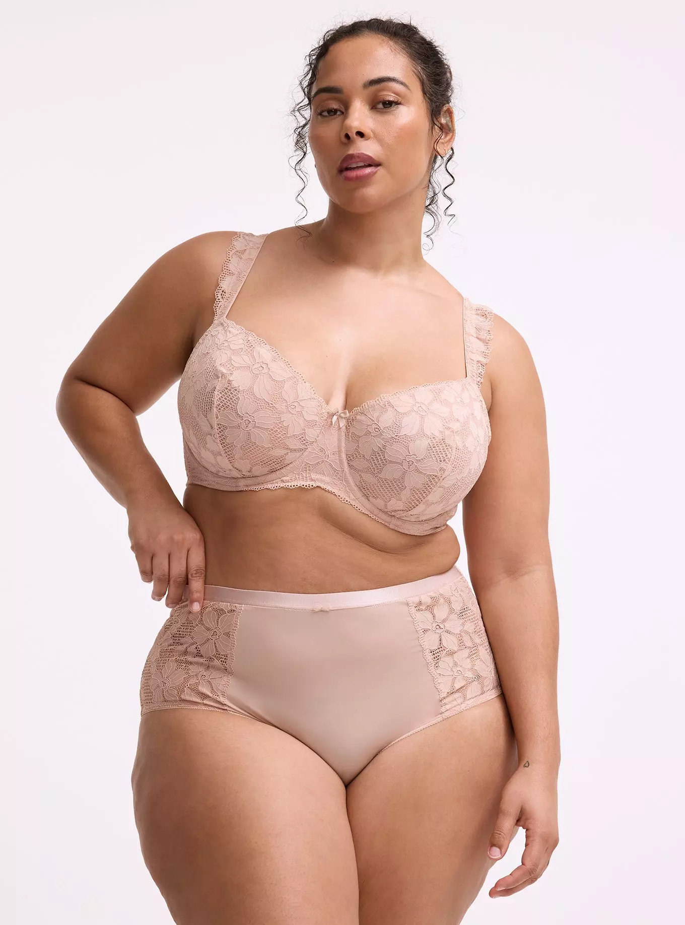 Lace High-Rise Brief Panty | Torrid (US & Canada)
