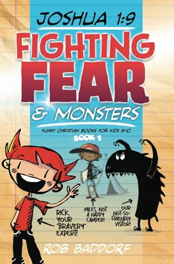 Fighting Fear & Monsters: Funny Christian Books for Kids 8-10 (Joshua 1.9 Series)      Paperback ... | Amazon (US)