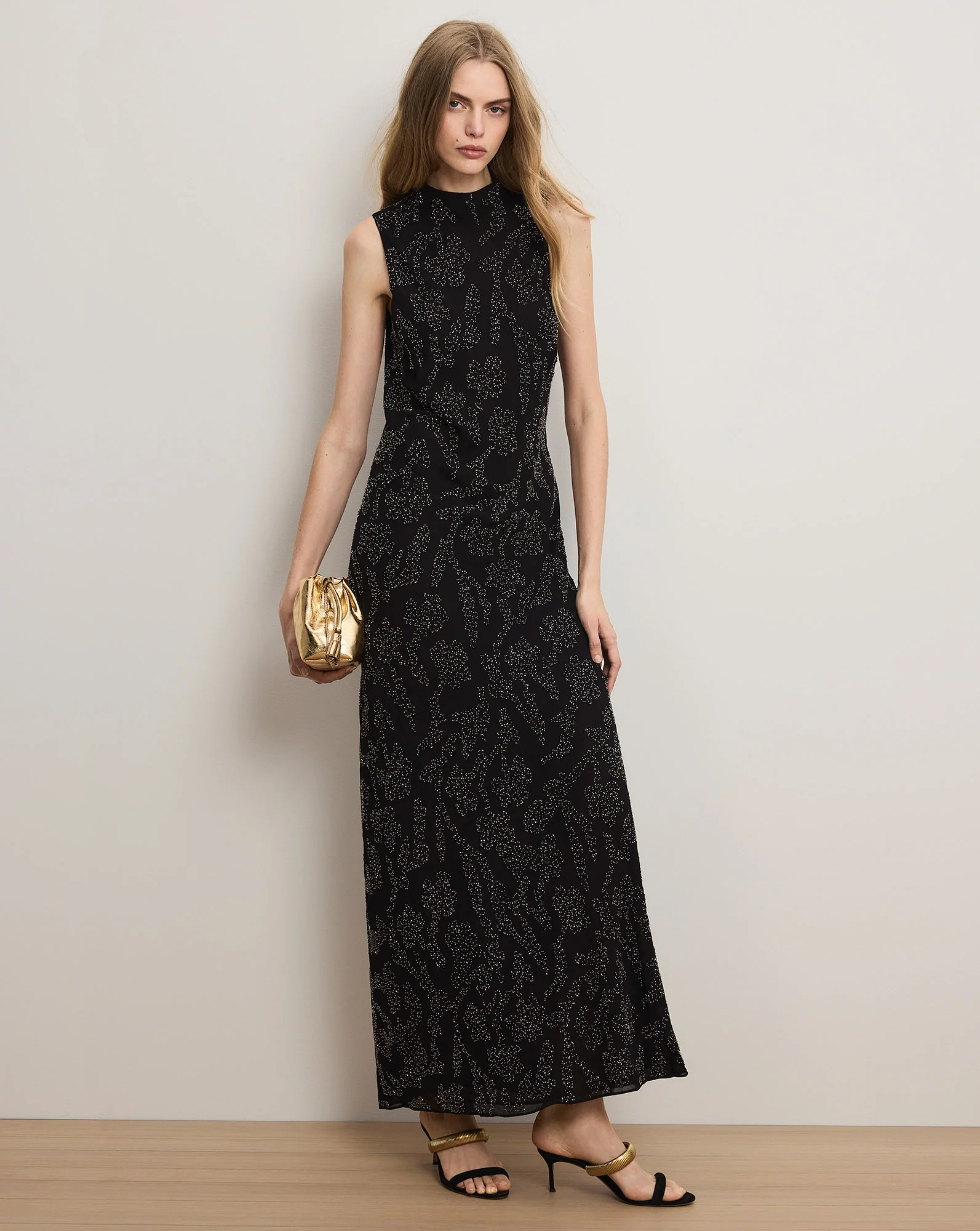 Sylven Beaded Maxi Dress | Veronica Beard
