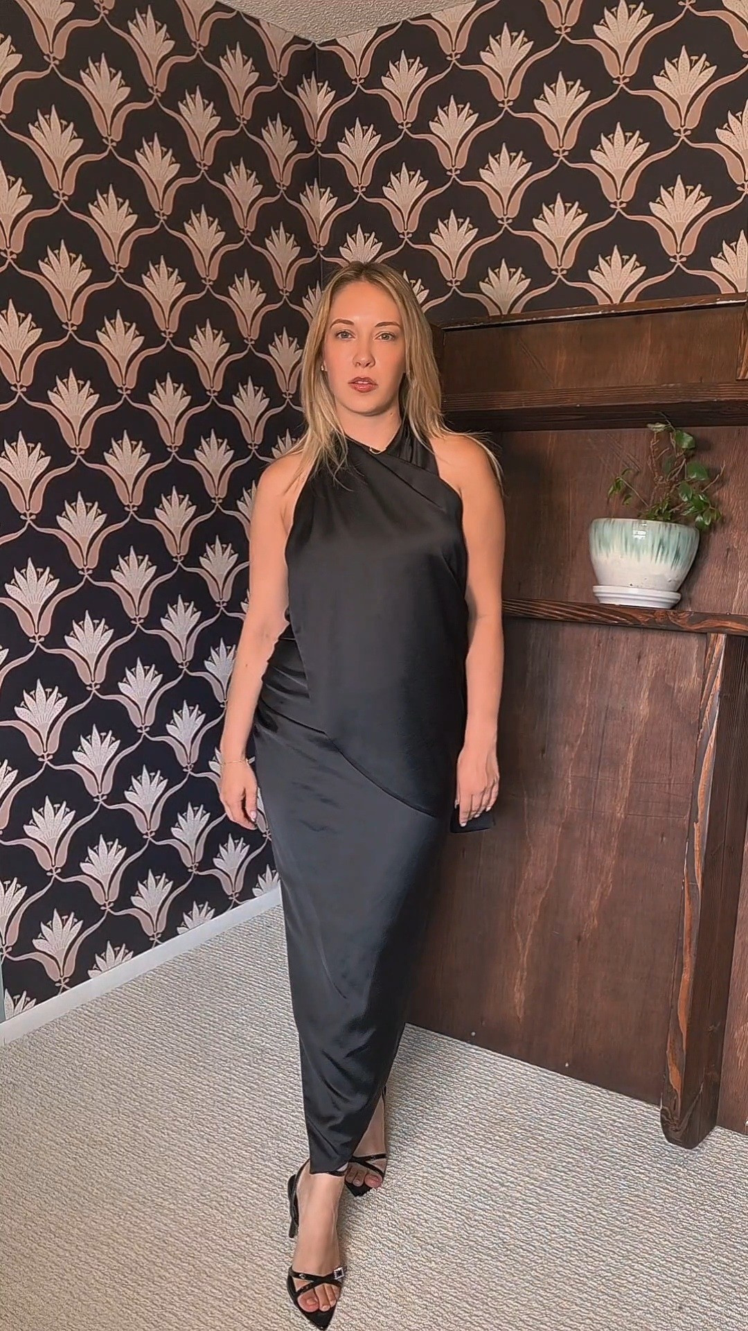 beautiful draped dress perfect for formal weddings. also comes in blue! fits true to size.

#LTKPetite #LTKWedding #LTKParties