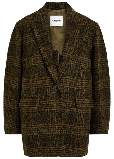 Gesina plaid wool jacket | Harvey Nichols