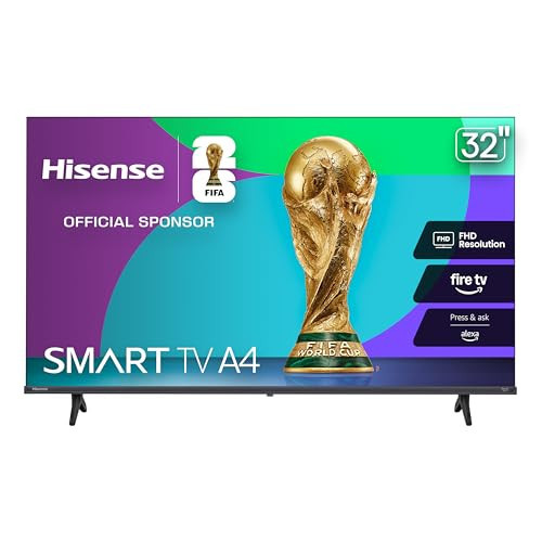 Hisense 32-Inch Class A4 Series FHD 1080p Smart Fire TV (32A4NF, 2025 Model) - DTS Virtual: X, Slim Bezel Design, Alexa Built in | Amazon (US)