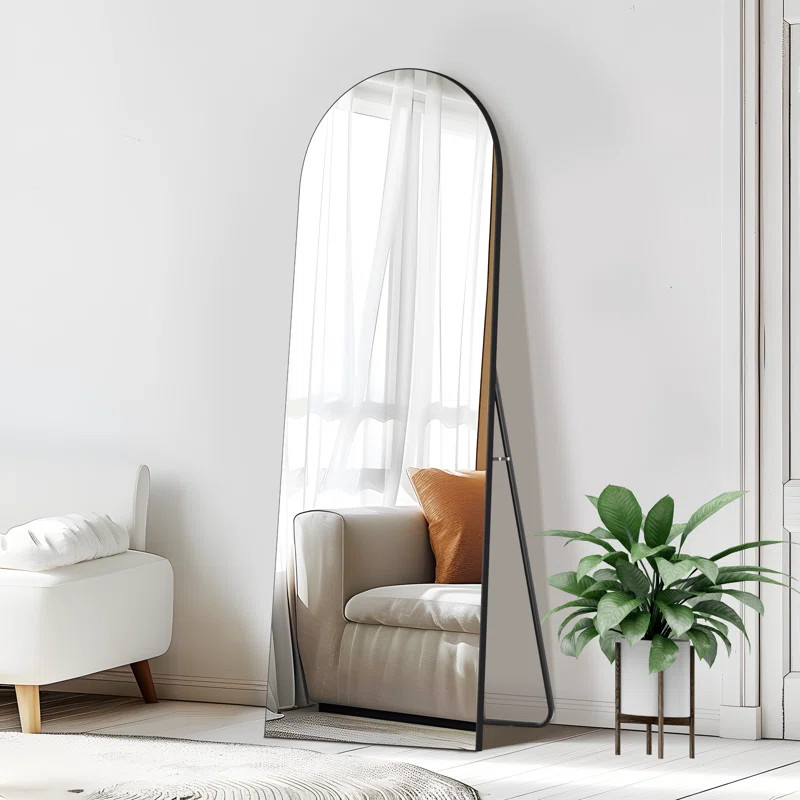 Ivy Bronx Luziano Solid Wood Arch Wall Mirror & Reviews | Wayfair | Wayfair North America