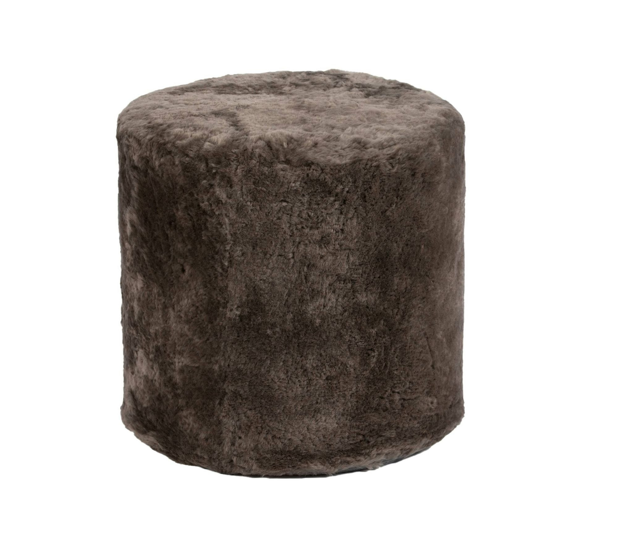 Bela Shortwool Sheepskin Pouf | Pottery Barn (US)