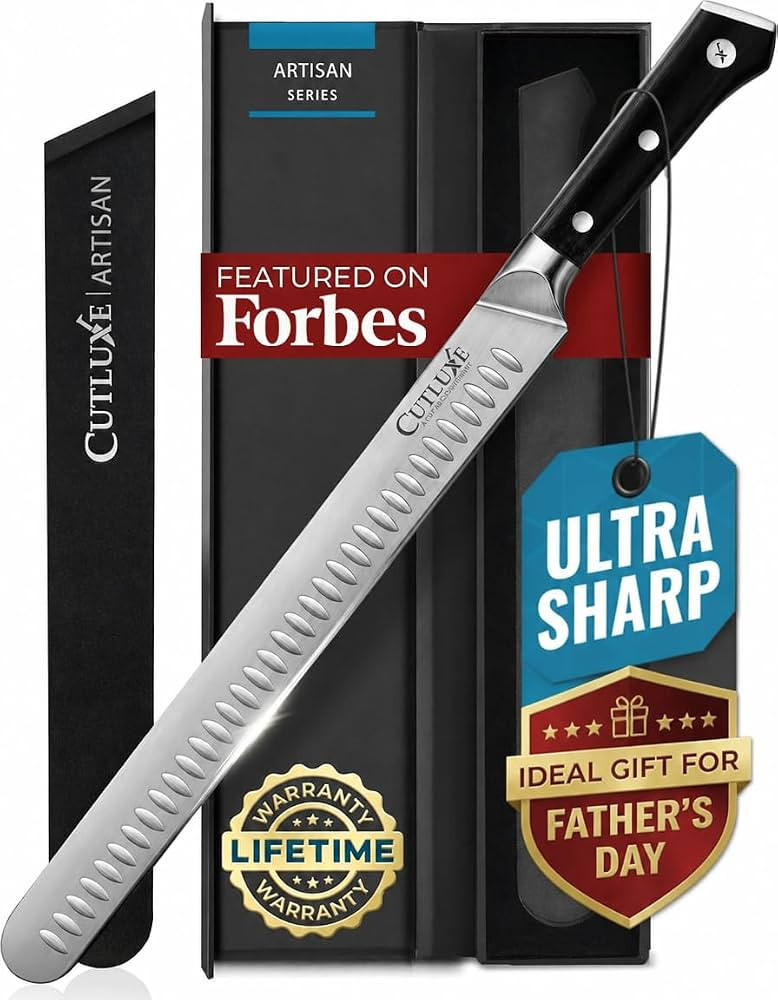 Cutluxe Brisket Knife \u2013 12" Carving & Slicing Knife for Meat & BBQ \u2013 Razor Sharp German... | Amazon (US)