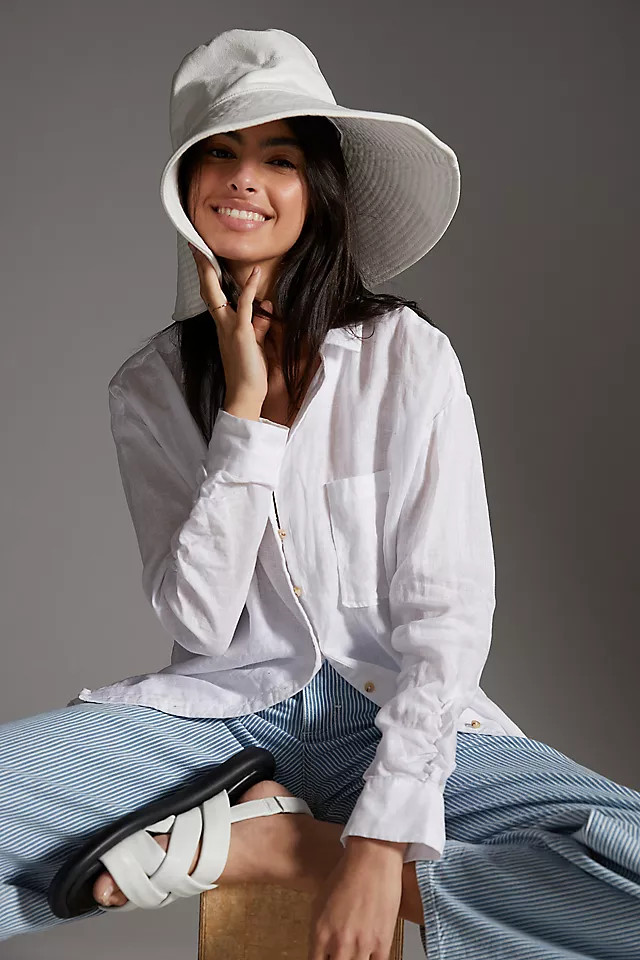 Maeve Linen Buttondown | Anthropologie (US)