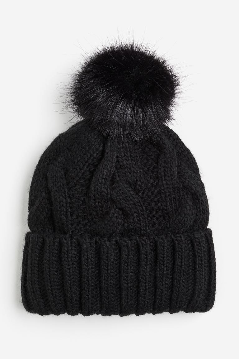 Cable-knit Pompom Hat | H&M (US + CA)