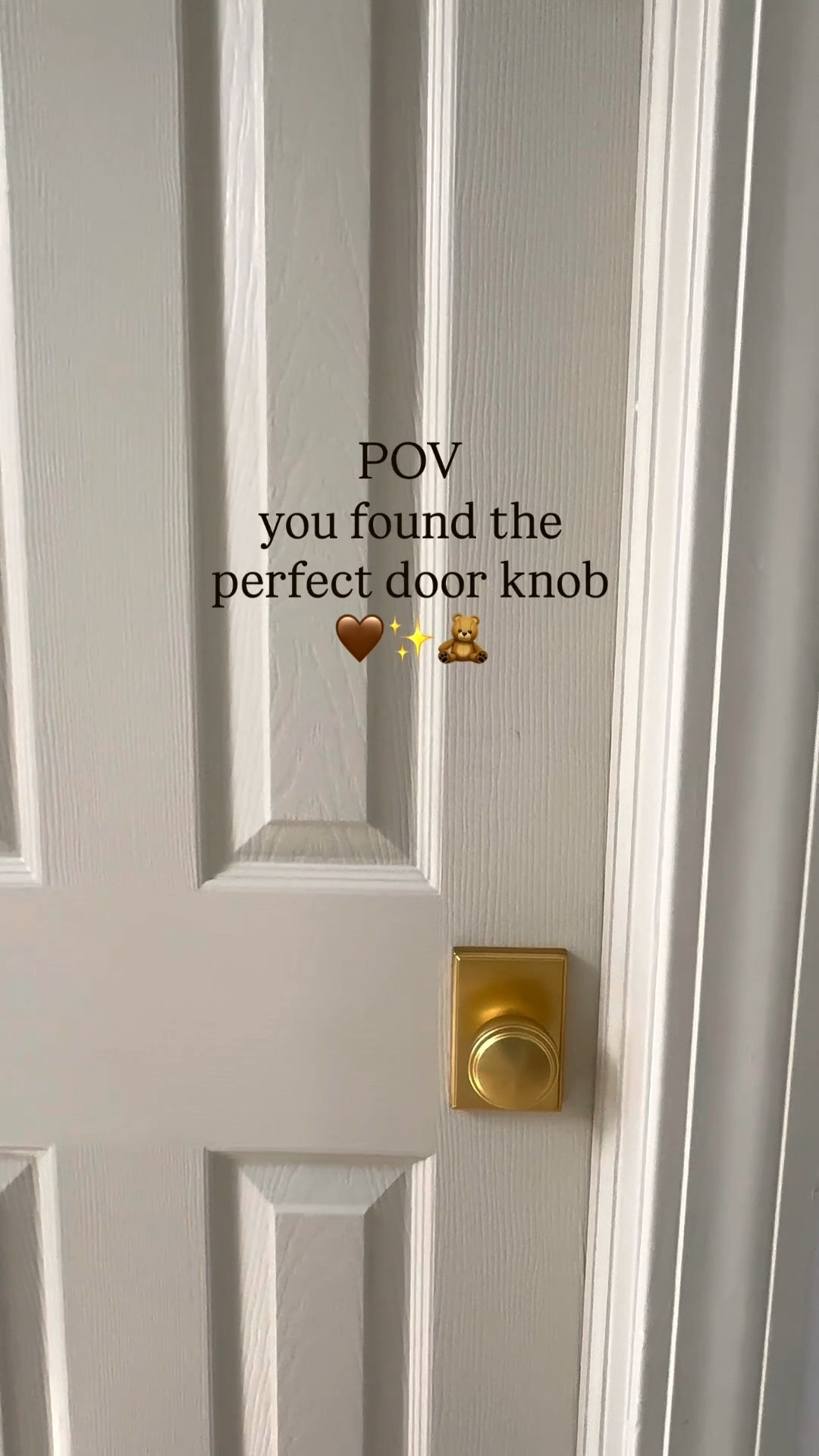 This might be my favorite upgrade we’ve done lately 🤎
The color is the PERFECT warm gold (not too yellow🔑) and they instantly made everything feel more high-end.

They’re also affordable + shipped way faster than I expected 🧸

#LTKHome