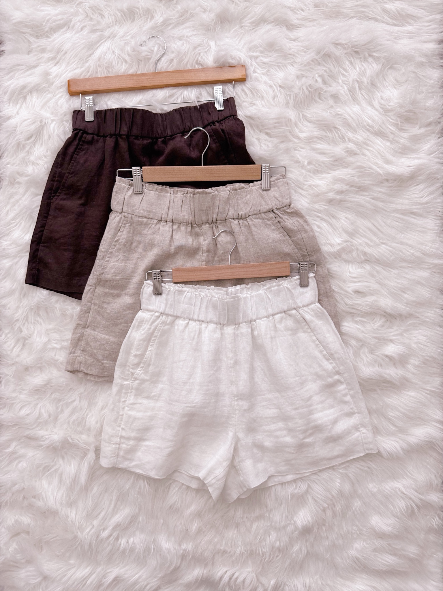 I live in these linen shorts once the weather warms up because they’re comfy, flattering, and easy to style with tanks, tees, or a lightweight sweater. The elastic waistband and neutral colors make them a staple I reach for on repeat all spring and summer.

linen shorts women, elastic waist shorts, spring summer outfits, neutral shorts outfit, casual warm weather style, brown linen shorts, beige shorts women, white linen shorts, comfortable everyday outfits

#LTKWorkwear #LTKOver40 #LTKSeasonal