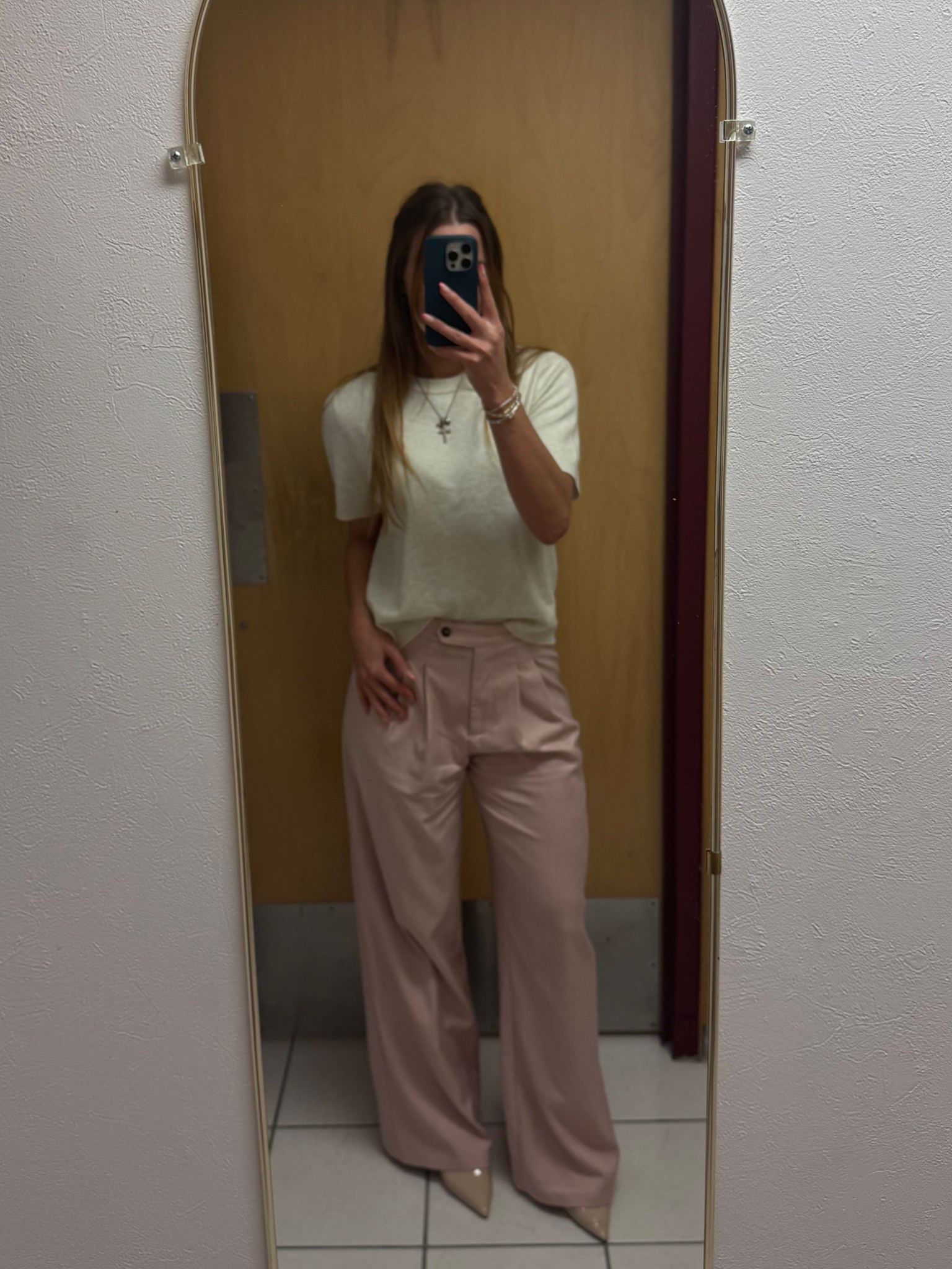 Wearing a size large in the knit for an oversized look and sized down to a size 4 in the trousers since they’re on the baggier side. 

#LTKWorkwear #LTKFindsUnder50 #LTKStyleTip