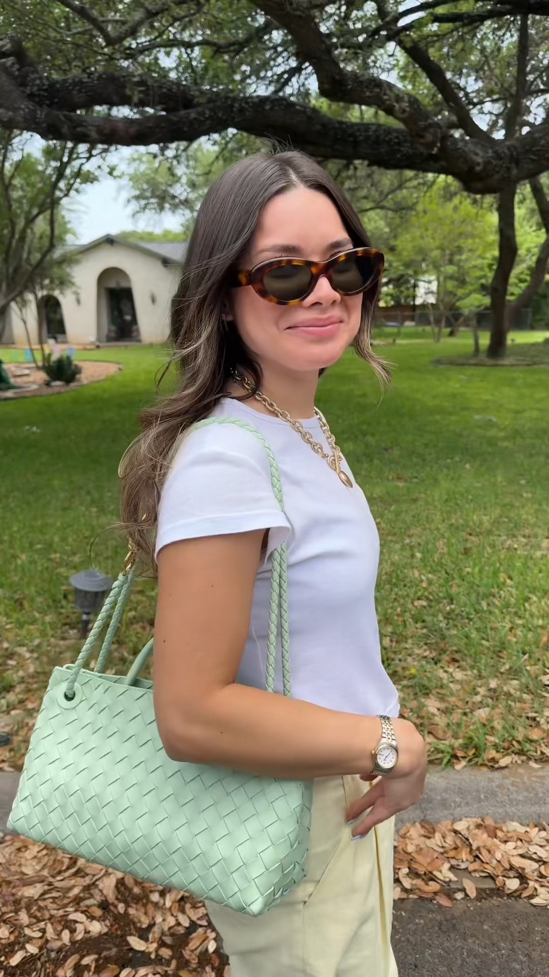 recreating a look I saw on Pinterest 💛💛💛 butter yellow pants bc it’s the color of the season 

Spring fashion, spring outfits, east west bag, bottega andiamo, hermes chyre

#LTKItBag #LTKFindsUnder100 #LTKPetite