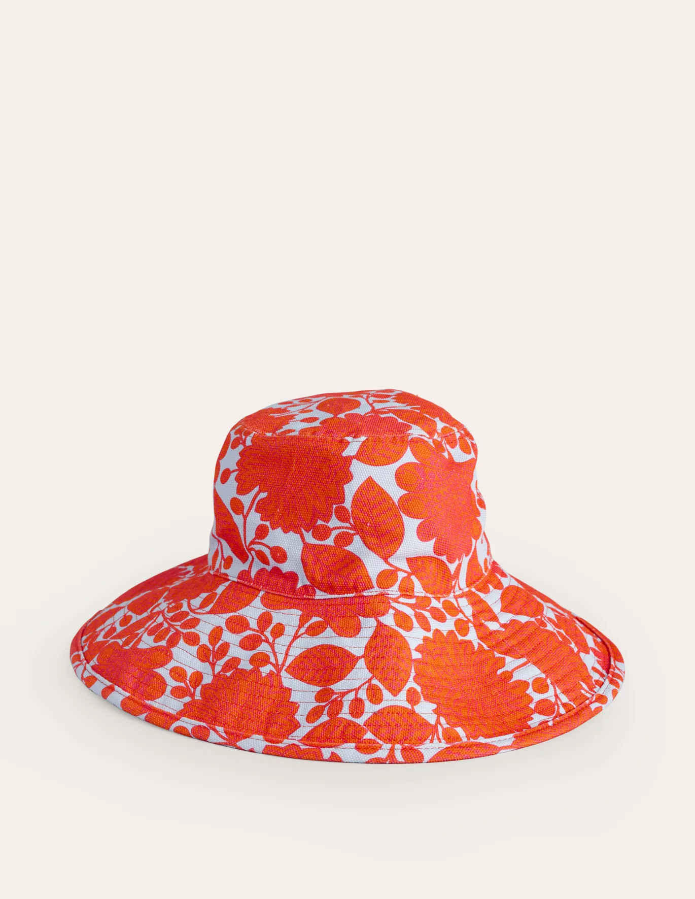 Printed Canvas Bucket Hat | Boden (UK & IE)
