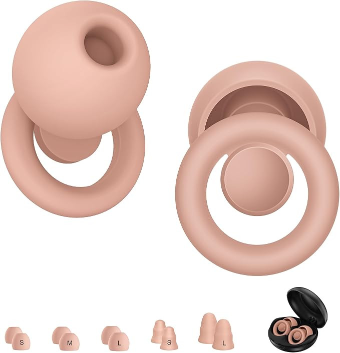 Ear Plugs for Sleeping Noise Cancelling, Comfy Silicone Ear Plugs for Noise Reduction 30dB/35dB, ... | Amazon (US)