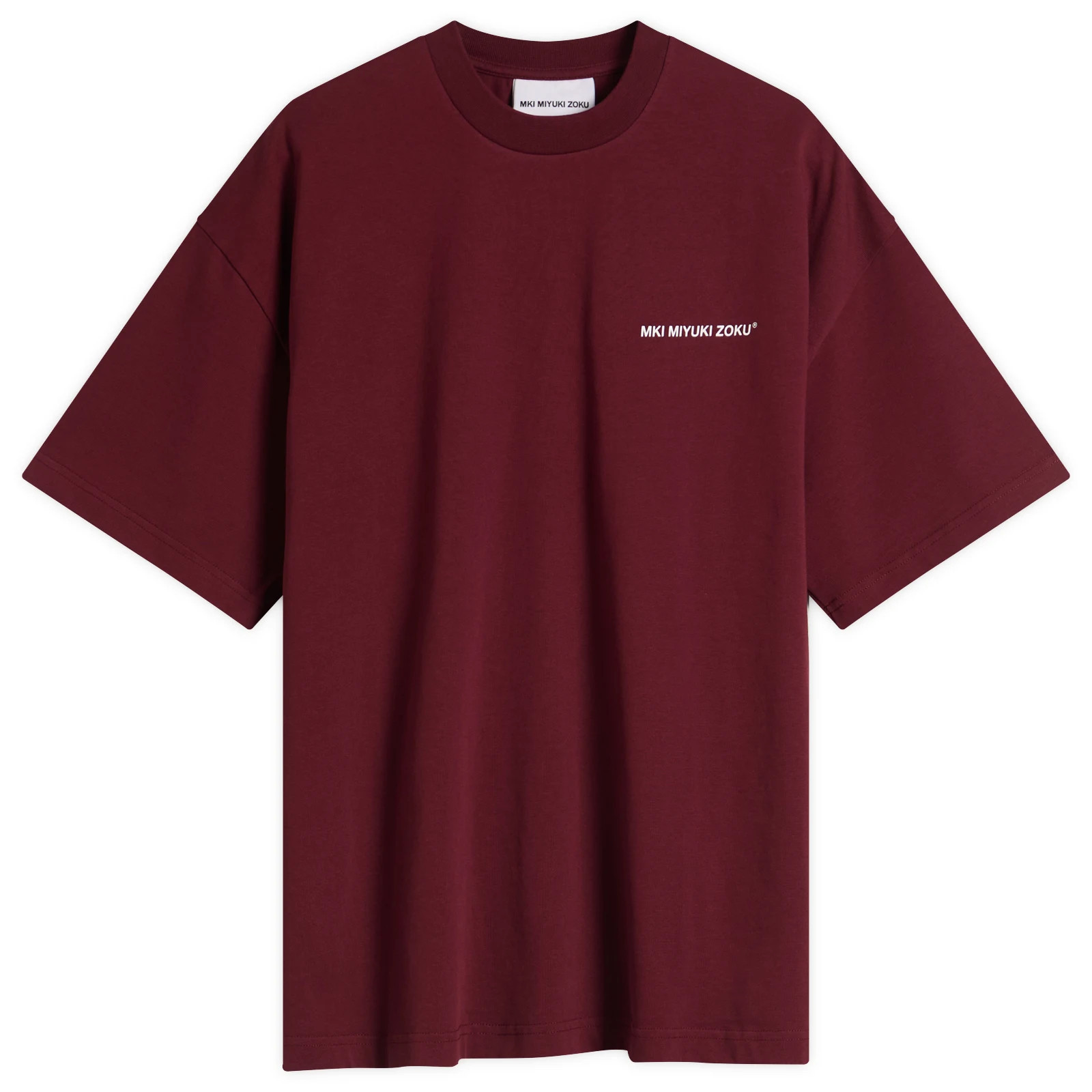 MKI Men's Uniform T-Shirt - Presented by END. in Burgundy, Size Large | END. Clothing