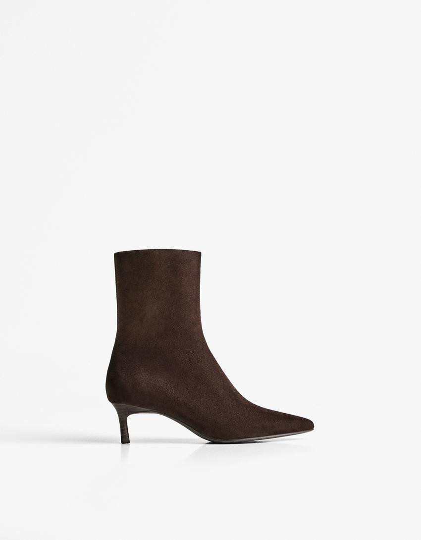 Kitten heel ankle boots - Shoes - Women | Bershka GB