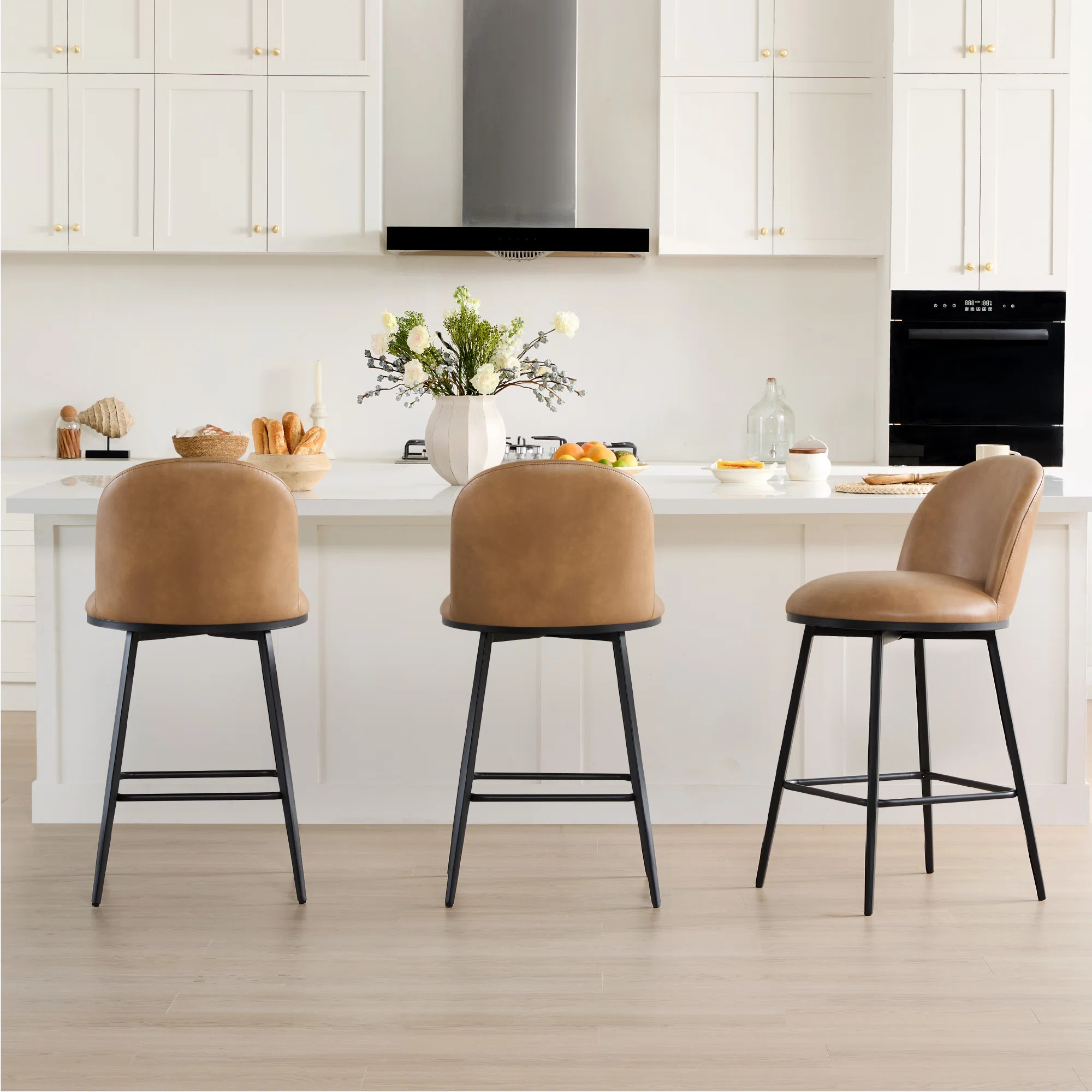 Corrigan Studio® Aura Swivel Counter Stool & Reviews | Wayfair | Wayfair North America