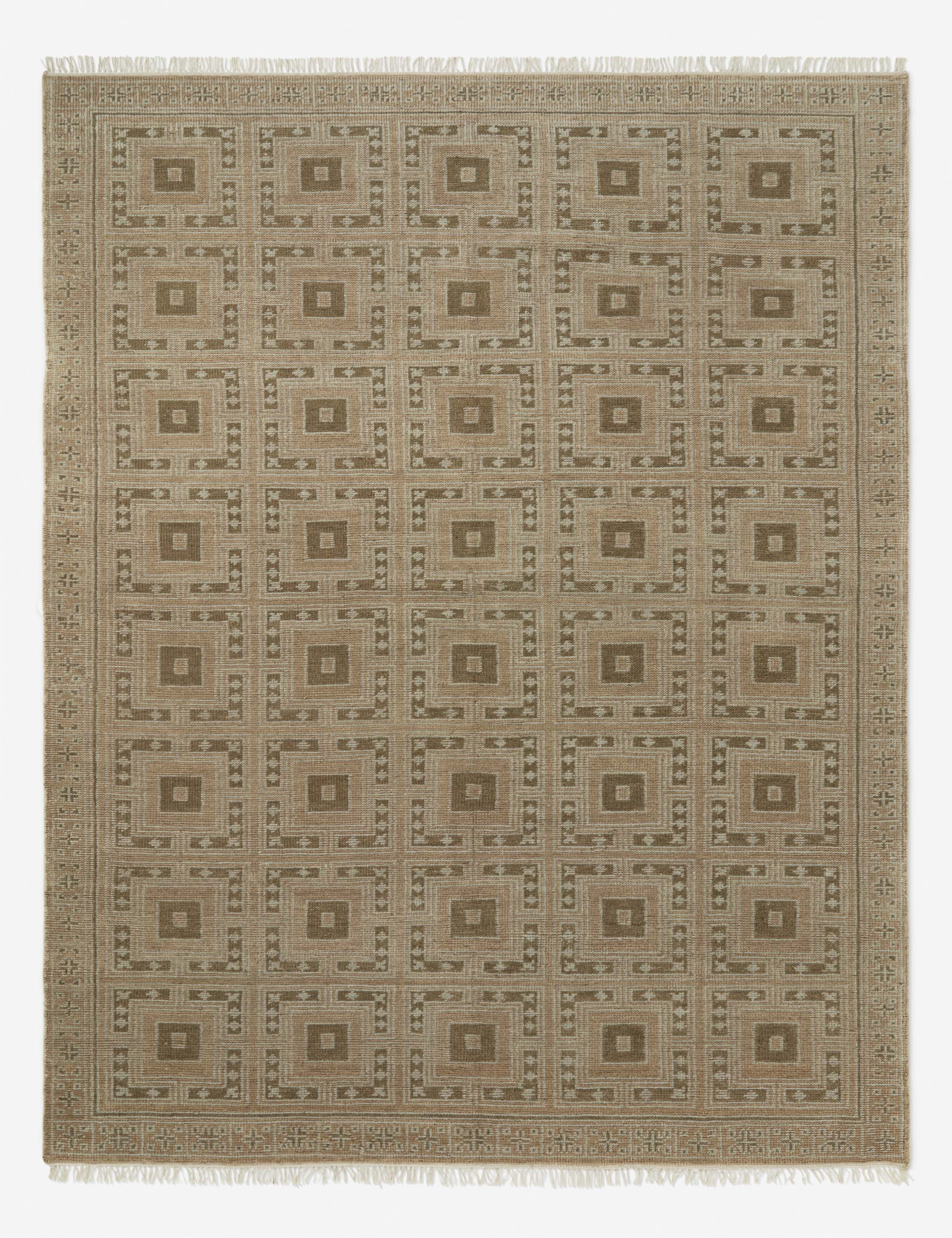Delina Hand-Knotted Wool Rug 9' x 12' | Lulu and Georgia 