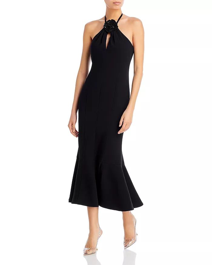 Jennie Rosette Halter Dress | Bloomingdale's (US)