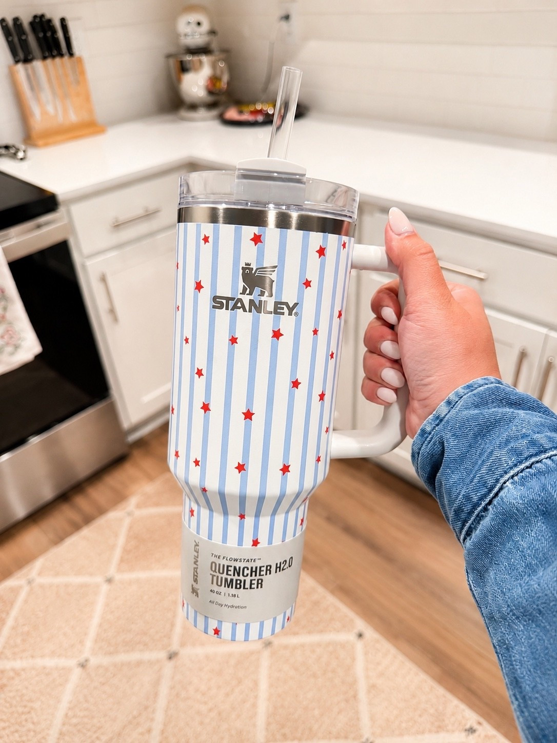 The CUTEST Stanley I’ve seen in a longggg time ❤️🤍💙 instantly added to cart for summer mornings, pool days, and Fourth of July hosting ✨ #LTKFindsUnder50 #StanleyCup #StanleyTumbler #SummerFavorites #LTKSeasonal #KitchenStyle #WaterTok #HydrationEssentials #TargetFinds

#LTKgrwm #LTKootd #LTKmomlife