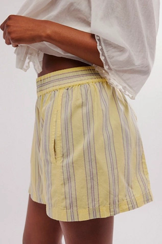 Get Free Striped Pull-On Shorts | Free People (Global - UK&FR Excluded)