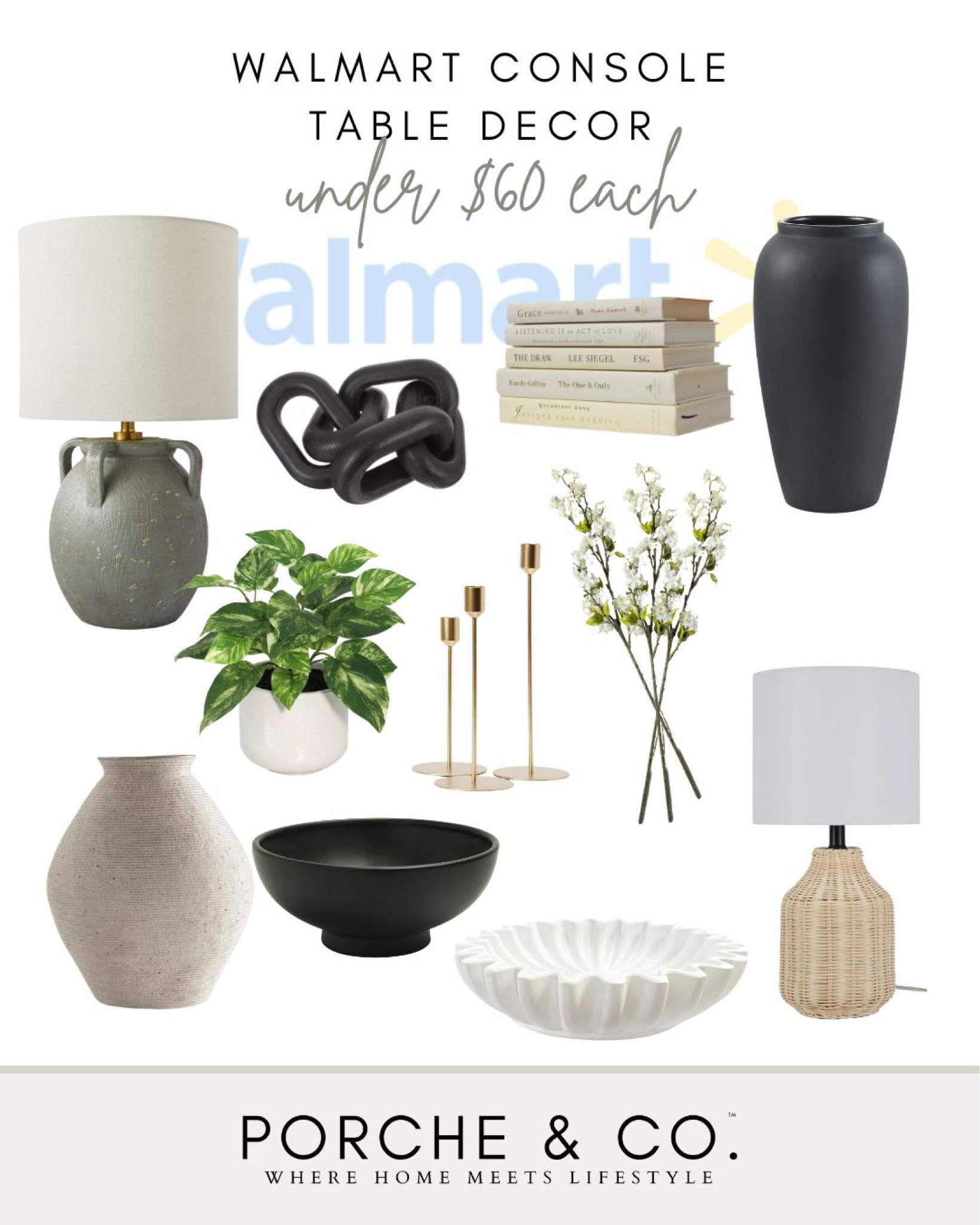 Walmart console decor, Walmart, console styling, console decor, entryway, console table
#visionboard #moodboard #porcheandco

#LTKHome #LTKStyleTip