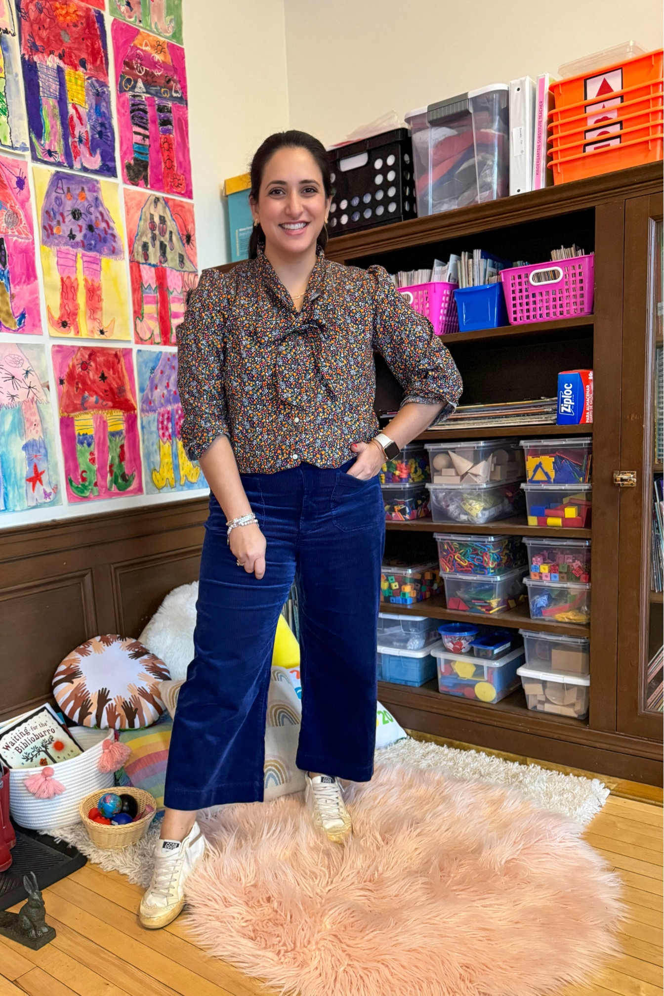Today’s fall outfit featured a really cute bow neckline. My top is on sale and comes in a ton of prints! 

#LTKmidsize #LTKfindsunder50 #LTKstyletip