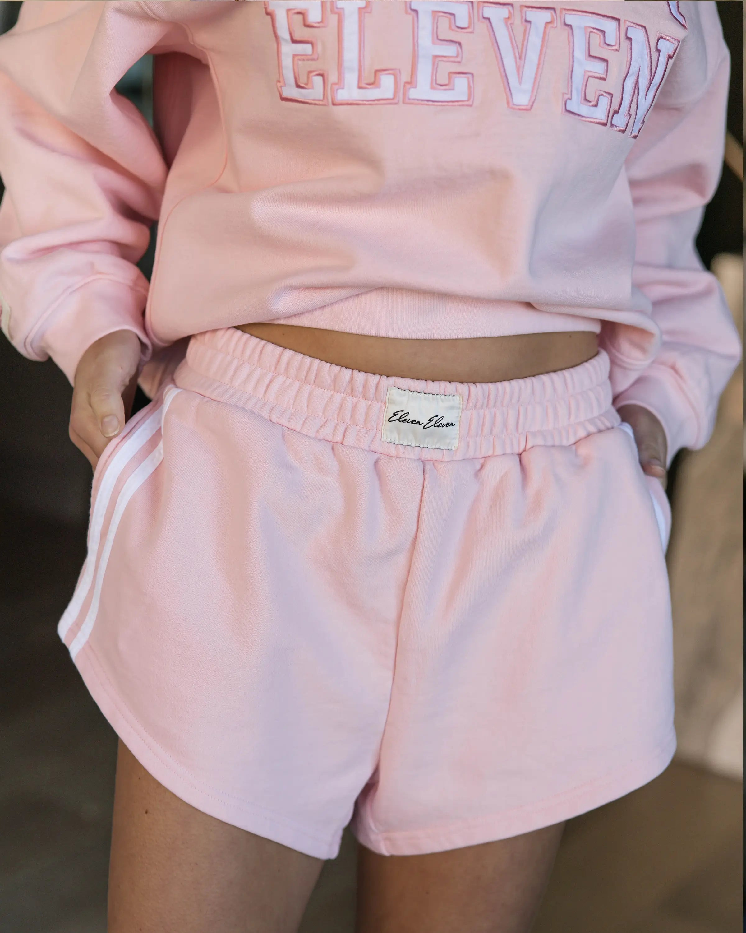 Vintage Sweat Short in Taffy | Eleven Eleven