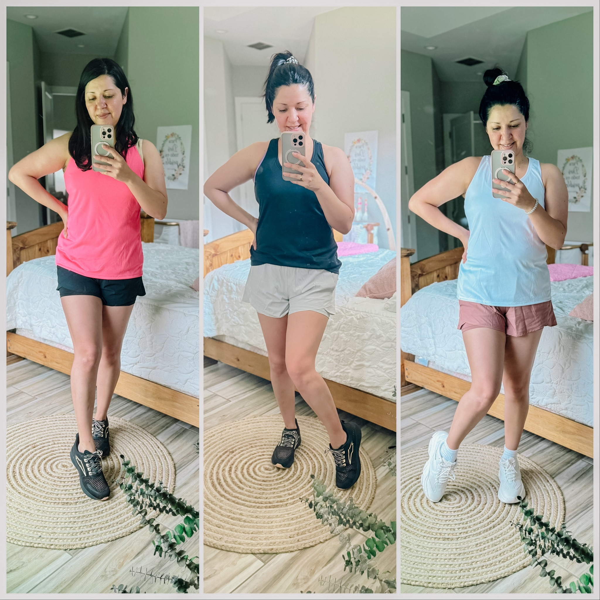 Walmart activewear! This momma is getting back in shape after baby and these running shorts and tanks from Walmart are perfect! They run true to size. 

#LTKOver40 #LTKFindsUnder50 #LTKU